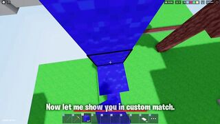 Did you know about block mega jump trick? Roblox Bedwars