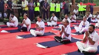 ‘Yoga Utsav’ in Assam as 50-day countdown to International Day of Yoga