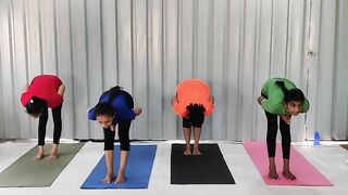 pragnya yoga academy yoga students advanced yoga postures training chakrasana free flow of spine