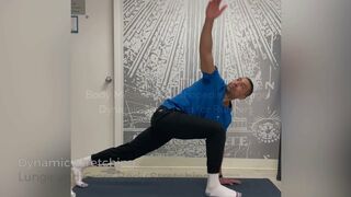 Dynamic Stretching - Lunge and Cross Body Stretching