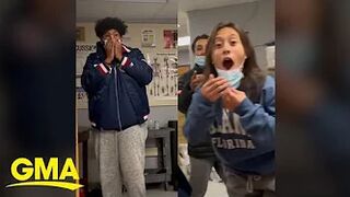 The story behind viral video of students’ reactions to trainer’s ring l GMA