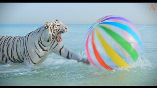 Animalia's Lions and Tigers hit the beach