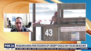 Creepy dolls washing up on Texas beach