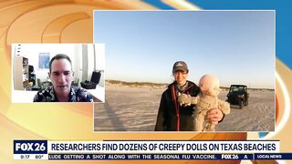 Creepy dolls washing up on Texas beach