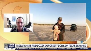 Creepy dolls washing up on Texas beach