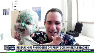 Creepy dolls washing up on Texas beach