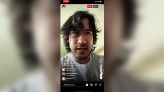 Markiplier gets pissed off not being able to support pokimane - Instagram Live 4/5/22