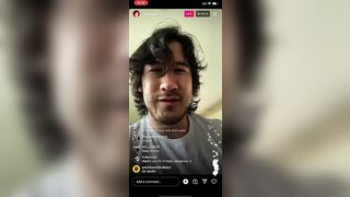 Markiplier gets pissed off not being able to support pokimane - Instagram Live 4/5/22