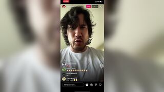 Markiplier gets pissed off not being able to support pokimane - Instagram Live 4/5/22