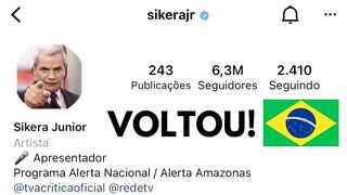 INSTAGRAM DO SIKÊRA JR VOLTOU! @Sikerajr