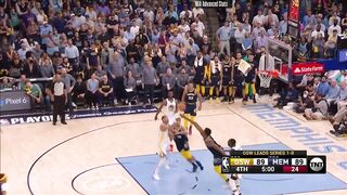 Klay Thompson 2 of 12 3pts clutch travel vs Grizzlies 2022 PO G2