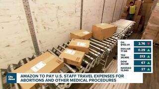Biz Report: Amazon to pay U.S. staff's travel expenses for abortions