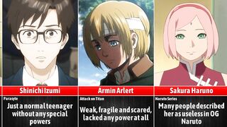 Anime Characters that Started Weak but Became Overpowered I Anime Senpai Comparisons