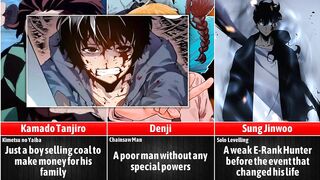 Anime Characters that Started Weak but Became Overpowered I Anime Senpai Comparisons