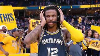 Ja Morant Joins Inside the NBA after Game 2 Win vs Warriors, Postgame Interview ????