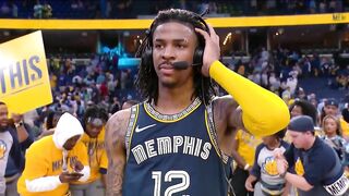 Ja Morant Joins Inside the NBA after Game 2 Win vs Warriors, Postgame Interview ????