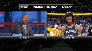 Ja Morant Joins Inside the NBA after Game 2 Win vs Warriors, Postgame Interview ????