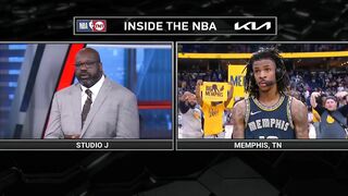 Ja Morant Joins Inside the NBA after Game 2 Win vs Warriors, Postgame Interview ????