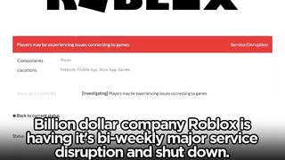 ROBLOX IS DOWN AGAIN!