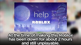 ROBLOX IS DOWN AGAIN!