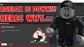 ROBLOX IS DOWN!!! HERES WHY... (ROBLOX NEWS)
