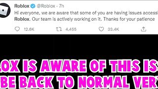 ROBLOX IS DOWN!!! HERES WHY... (ROBLOX NEWS)