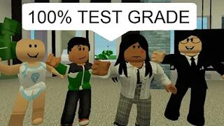 GETTING 100% ON A TEST (ROBLOX Meme)