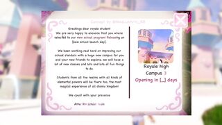 NEW SCHOOL INVITATION LETTER Concept! ???? CUTSCENE TEA SPILL! Roblox Royale High