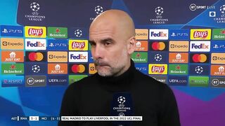 Stunned Pep Guardiola reacts to late Real Madrid comeback against Man City