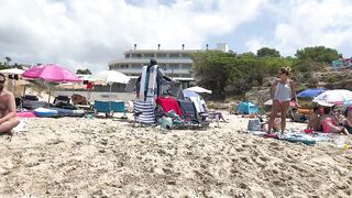 IBIZA Beach Spain Summer - Cala Tarida Enjoy In Music And Walk IBIZA Walking 4k (reupload)