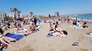 Beach Walk Spain - Barcelona - Sant Miguel Beach - 2022