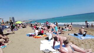 Beach Walk Spain - Barcelona - Sant Miguel Beach - 2022