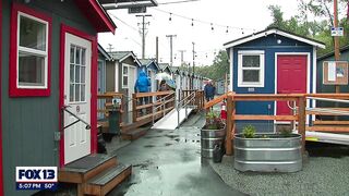 Rainier Beach tiny home village opens after securing funding | FOX 13 Seattle