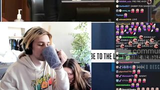 xQc pause his stream for awhile to give Adept sweet hug