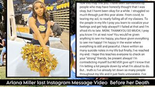 Arlana Miller last Instagram Message Video Before her Death