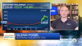 Booking Holdings CEO Glenn Fogel breaks down earnings, travel demand outlook