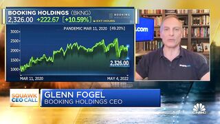 Booking Holdings CEO Glenn Fogel breaks down earnings, travel demand outlook