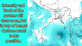 Cyclone Asani Intensity and Track By Differnt Models | Latest Updates