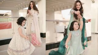 Pakistani celebrities Who wore Same Dress Like Daughter