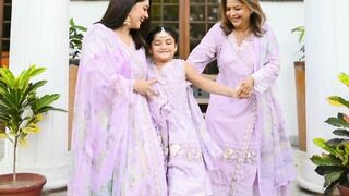 Pakistani celebrities Who wore Same Dress Like Daughter