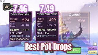 NL 15,000 RUNS BEST DROPS & POTS (Roblox Dungeon Quest)