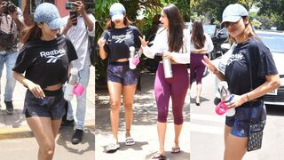 Malaika Arora & Akanksha Ranjan Kapoor Leaving from Diva Yoga ????????????