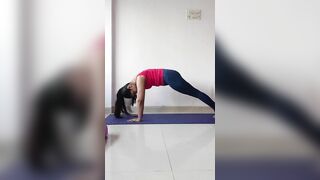 Cat And Cow Posture Practice | Dog Downward Practice | Indian Yoga Girls | Indian Girls Yoga