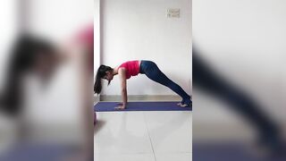 Cat And Cow Posture Practice | Dog Downward Practice | Indian Yoga Girls | Indian Girls Yoga