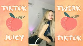 Cute Gorgeous Blonde White Twerk Mix TikTok Challenge ????TikTok Dance #shorts  #twerk #tiktokbest #fyp