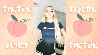 Cute Gorgeous Blonde White Twerk Mix TikTok Challenge ????TikTok Dance #shorts  #twerk #tiktokbest #fyp