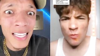 Sour King REACTS to man doing FAKE challenge! ????