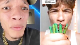 Sour King REACTS to man doing FAKE challenge! ????