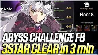 ABYSS CHALLENGE FLOOR 8 in 3 min!! - Epic Seven