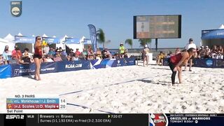 Women's Beach Volleyball NCAA Semifinal: USC 3, UCLA 0 - Highlights 5/7/22